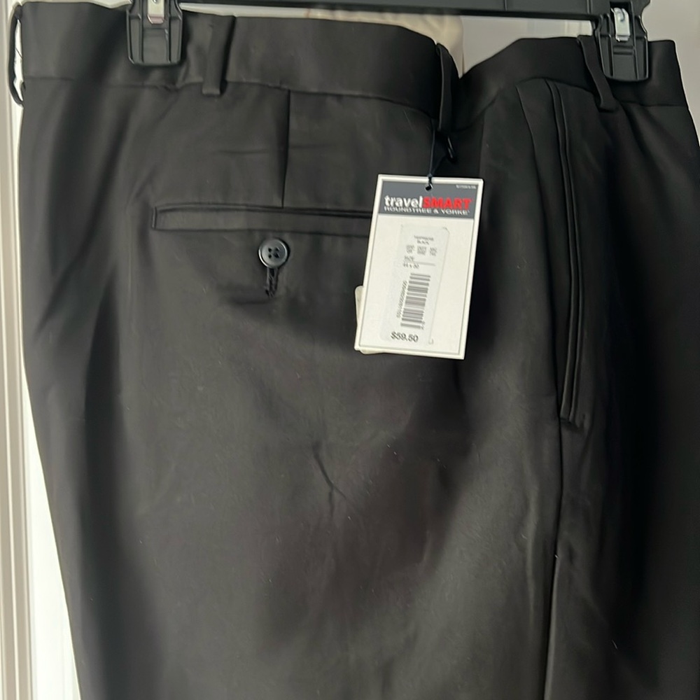 NWT MENS BLACK SLACKS